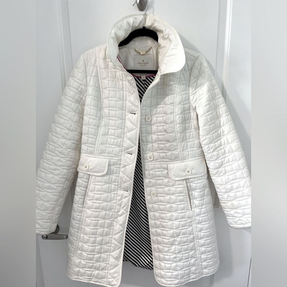 Kate Spade Quilted Puffer Trench